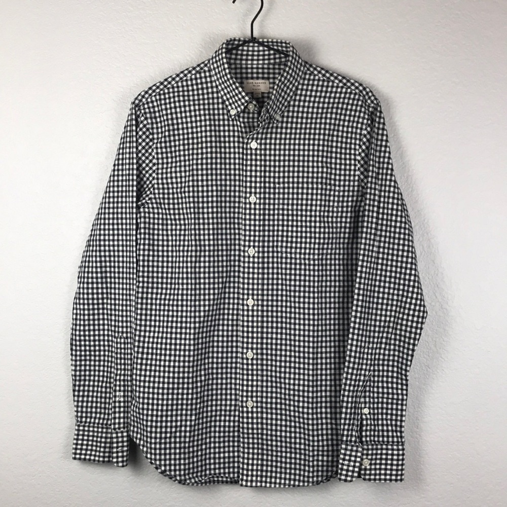 Club Monaco gingham button down - Picture 2 of 6